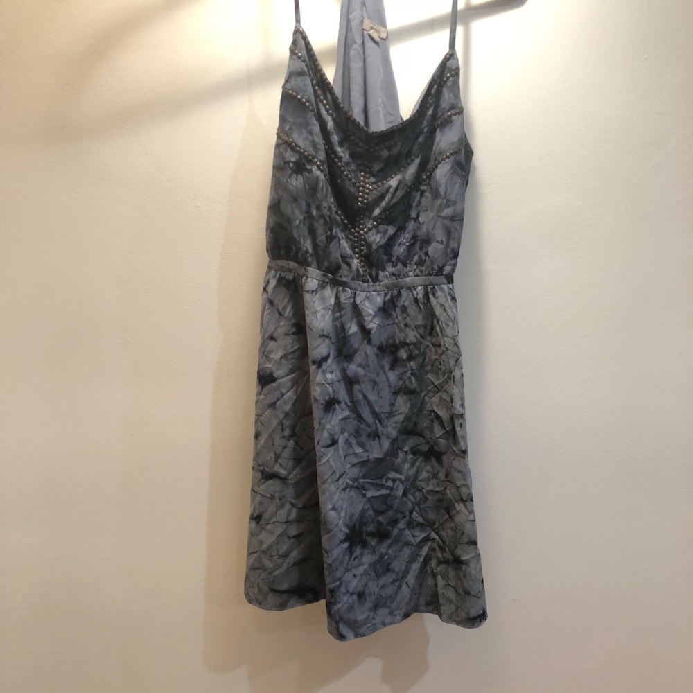 Embellished tie dye dress